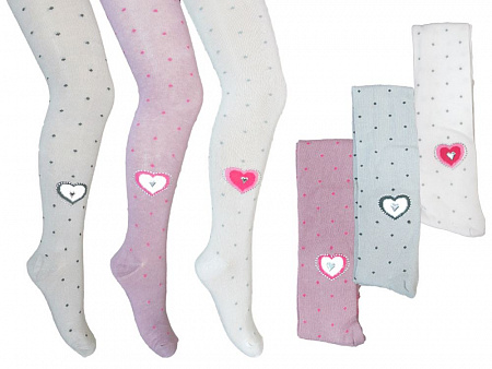 Колготки с аксессуаром и рисунком для девочки  KBS