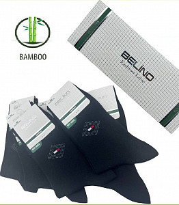 Мужские носки из бамбука в подарочной коробке BELINO